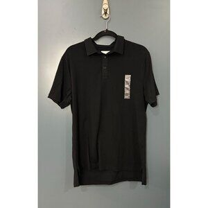 NWT Men's Comfort Wear Polo Shirt - Goodfellow & Co Black M: Cotton-Modal Blend